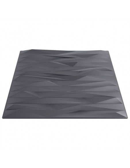 Pannelli Murali 12 pz Grigi 50x50 cm XPS 3 m² Pietra