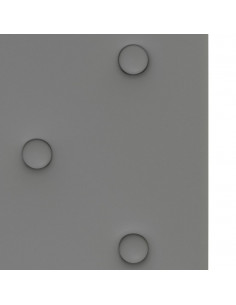 Pannelli Murali 12 pz Grigi 60x30 cm Similpelle 2,16 m²