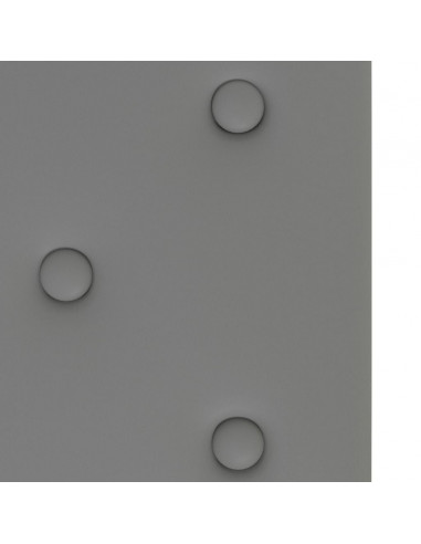 Pannelli Murali 12 pz Grigi 60x30 cm Similpelle 2,16 m²