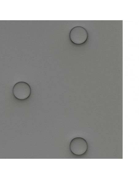 Pannelli Murali 12 pz Grigi 60x30 cm Similpelle 2,16 m²