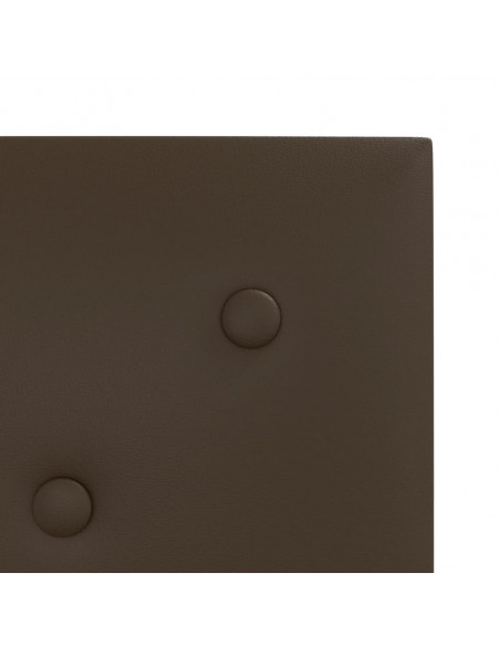 Pannelli Murali 12 pz Marroni 30x30 cm Similpelle 1,08 m²