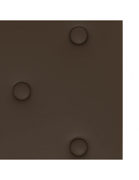 Pannelli Murali 12 pz Marroni 60x30 cm Similpelle 2,16 m²