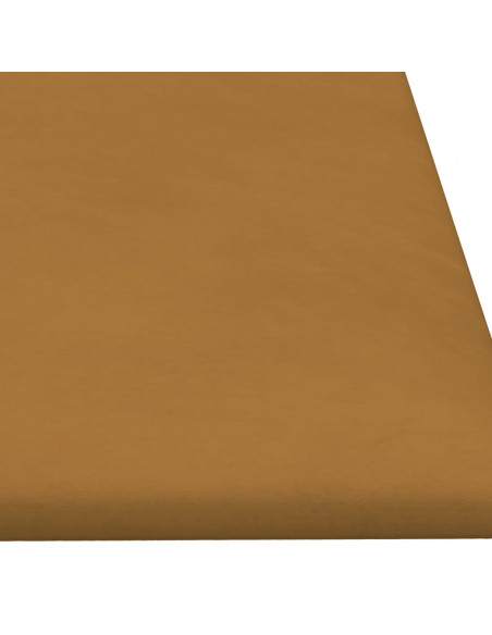 Pannelli Murali 12 pz Marroni 90x30 cm Velluto 3,24 m²