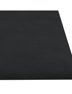 Pannelli Murali 12 pz Neri 60x15 cm Velluto 1,08 m²