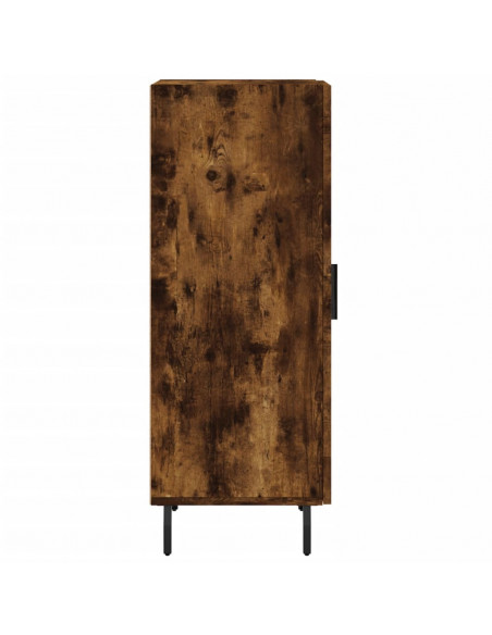 Credenza Rovere Fumo 34,5x34x90 cm in Legno Multistrato