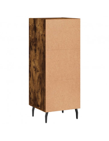 Credenza Rovere Fumo 34,5x34x90 cm in Legno Multistrato
