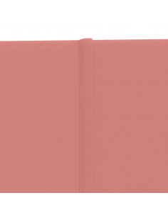 Pannelli Murali 12 pz Rosa 90x15 cm Velluto 1,62 m²