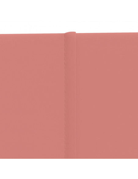 Pannelli Murali 12 pz Rosa 90x15 cm Velluto 1,62 m²