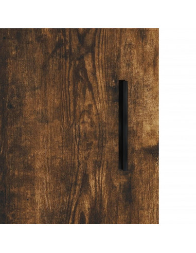 Credenza Rovere Fumo 34,5x34x90 cm in Legno Multistrato