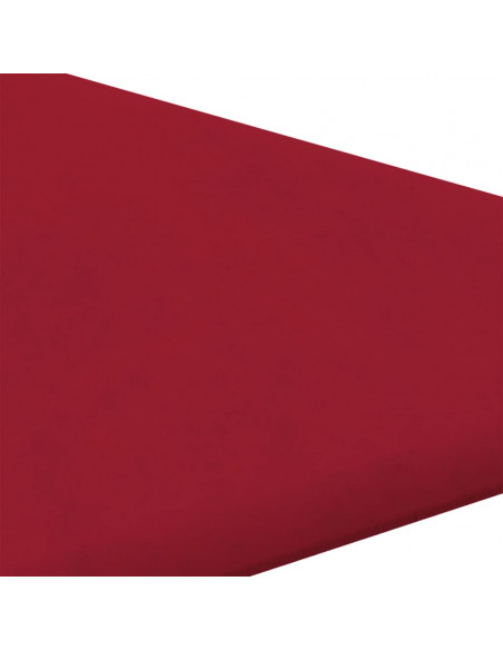 Pannelli Murali 12 pz Rosso Vino 30x30 cm Velluto 0,54 m²