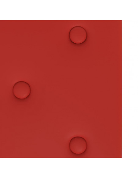 Pannelli Murali 12 pz Rosso Vino 60x30 cm Similpelle 2,16 m²