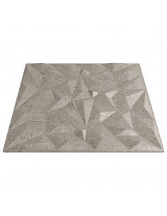 Pannelli Murali 24 pz Beton 50x50 cm XPS 6 m² Ametista