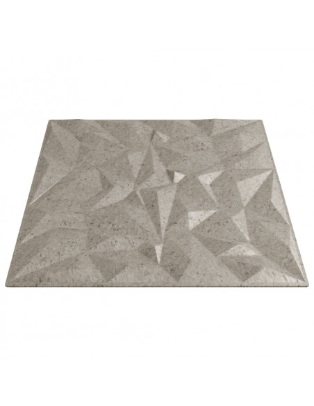 Pannelli Murali 24 pz Beton 50x50 cm XPS 6 m² Ametista
