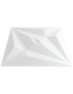 Pannelli Murali 24 pz Bianchi 50x50 cm XPS 6 m² Stella