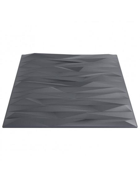 Pannelli Murali 24 pz Grigi 50x50 cm XPS 6 m² Pietra
