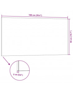 Pannelli Murali 3D 10 pz Marrone 100x50 cm EPS