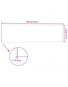 Pannelli Murali 3D 14 pz Bianco e Rosso 100x25 cm EPS