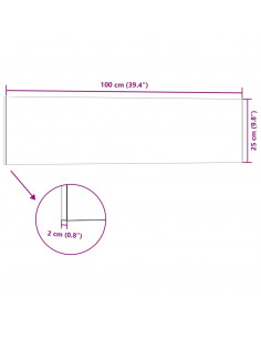 Pannelli Murali 3D 14 pz Grigio Chiaro 100x25 cm EPS