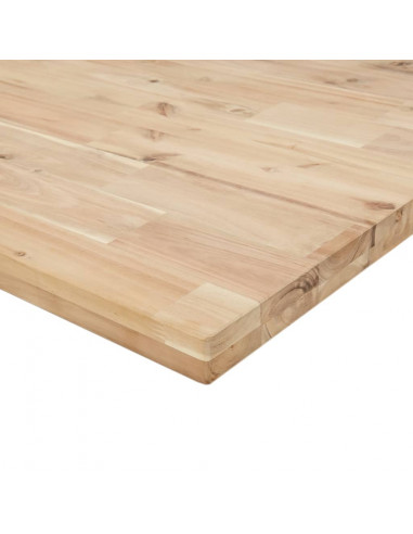 Banco Lavoro 100x60x(73-99,5) cm Legno di Acacia Rettangolare