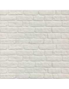 Pannelli Murali 3D con Design a Mattoni Bianco 11 pz EPS