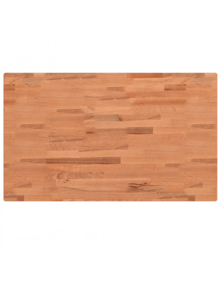 Banco Lavoro 100x60x(73-99,5) cm Legno di Faggio Rettangolare