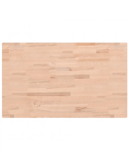 Banco Lavoro 100x60x(73-99,5) cm Legno di Faggio Rettangolare