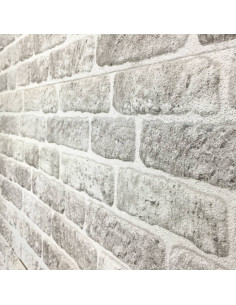 Pannelli Murali 3D con Design Mattoni Grigio Chiaro 11 pz EPS