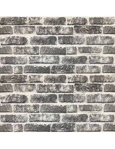 Pannelli Murali 3D con Mattoni Grigio Scuro 11 pz EPS