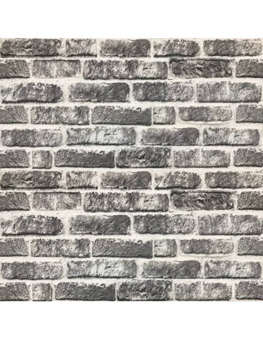 Pannelli Murali 3D con Mattoni Grigio Scuro 11 pz EPS