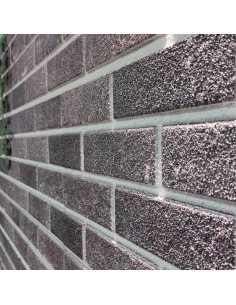 Pannelli Murali 3D con Mattoni Nero e Grigio 10 pz EPS