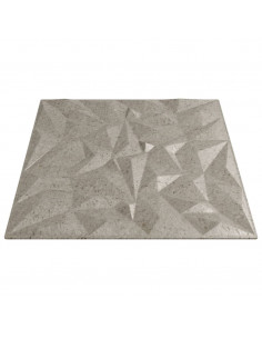 Pannelli Murali 48 pz Beton 50x50 cm XPS 12 m² Ametista