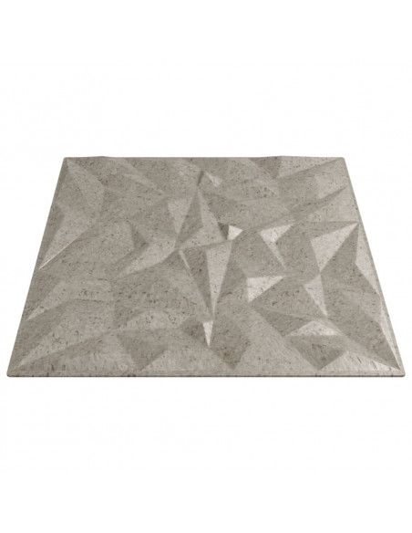 Pannelli Murali 48 pz Beton 50x50 cm XPS 12 m² Ametista