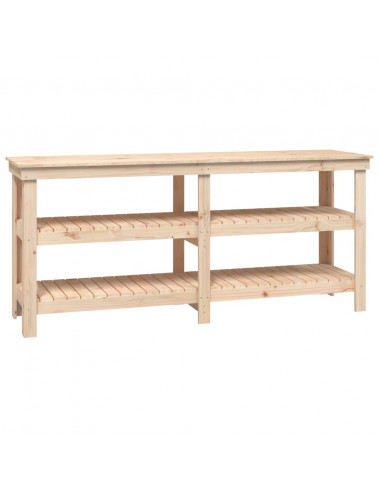 Banco da Lavoro 181x50x80 cm in Legno Massello di Pino
