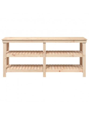 Banco da Lavoro 181x50x80 cm in Legno Massello di Pino