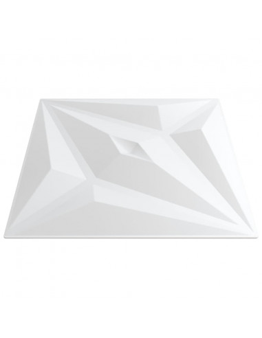 Pannelli Murali 48 pz Bianchi 50x50 cm XPS 12 m² Stella