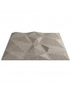 Pannelli Murali 48 pz Grigio Cemento 50x50cm XPS 12 m² Diamante