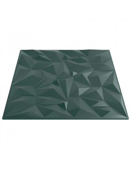 Pannelli Murali 48 pz Verdi 50x50 cm XPS 12 m² Ametista