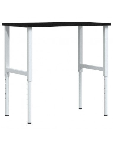 Banco Lavoro Marrone Scuro 100x60x(71,5-98) cm Legno di Rovere