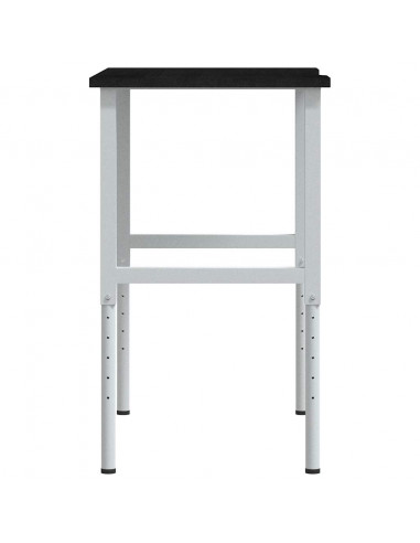 Banco Lavoro Marrone Scuro 100x60x(71,5-98) cm Legno di Rovere