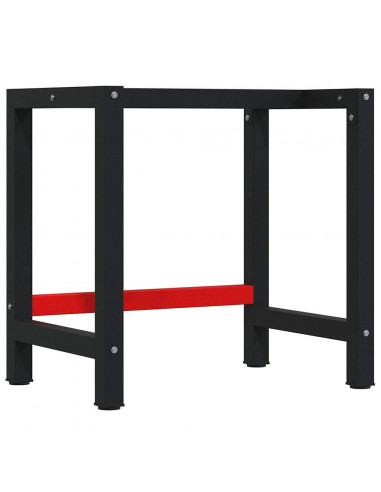 Banco Lavoro Marrone Scuro 100x60x81,5 cm Legno Massello Rovere