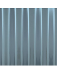 Pannelli Tetto 12pz Acciaio Verniciato a Polvere Grigi 100x36cm