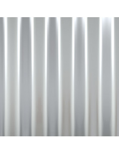 Pannelli Tetto 36pz Acciaio Verniciato Polvere Argento 60x36 cm