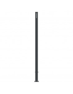 Pannello di Recinzione Grigio 1737x186 cm in WPC