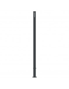 Pannello di Recinzione Grigio 173x186 cm in WPC