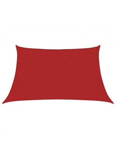 Vela Parasole 160 g/m² Rossa 3/4x2 m in HDPE