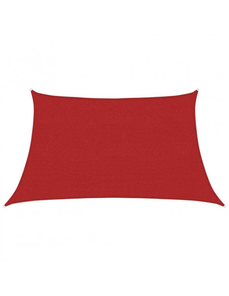 Vela Parasole 160 g/m² Rossa 3/4x2 m in HDPE