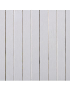 Pannello Divisore per la Stanza in Bambù Bianco 250x165 cm