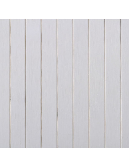 Pannello Divisore per la Stanza in Bambù Bianco 250x165 cm
