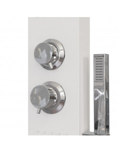 Pannello Doccia in Alluminio Bianco