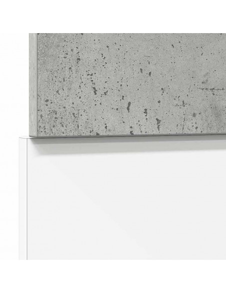 Pannello Lavastoviglie Grigio Cemento 45x3x67 cm